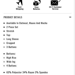 2 Piece fashion Nova set